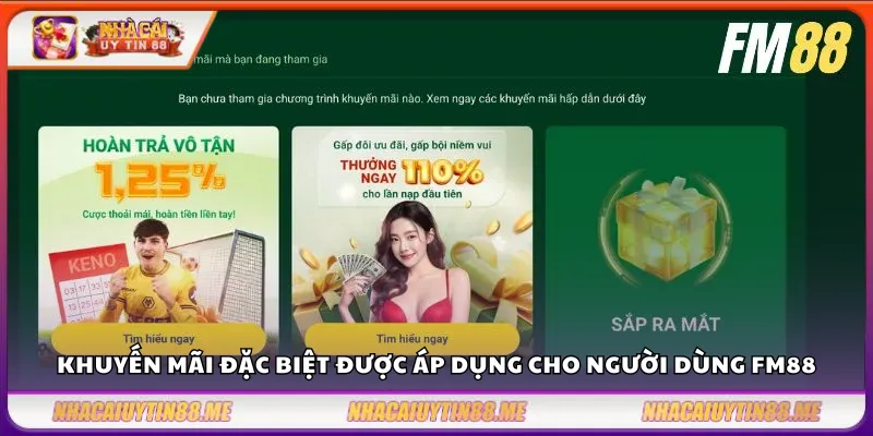 FM88 – Nền tảng cá cược an toàn và chuyên nghiệp 4 Khuyến mãi đặc biệt được áp dụng cho người dùng FM88
