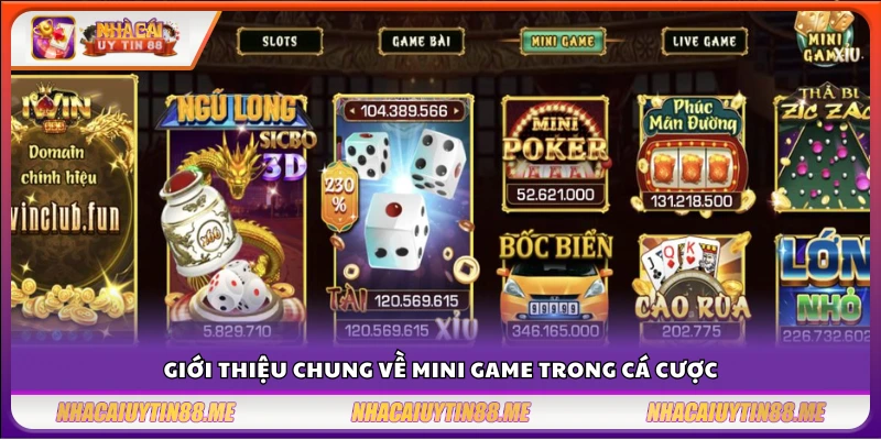 Top nhà cái Mini Game – Danh sách nhà cái có minigame hot nhất 2025 2 Tổng quan về các loại Mini Game